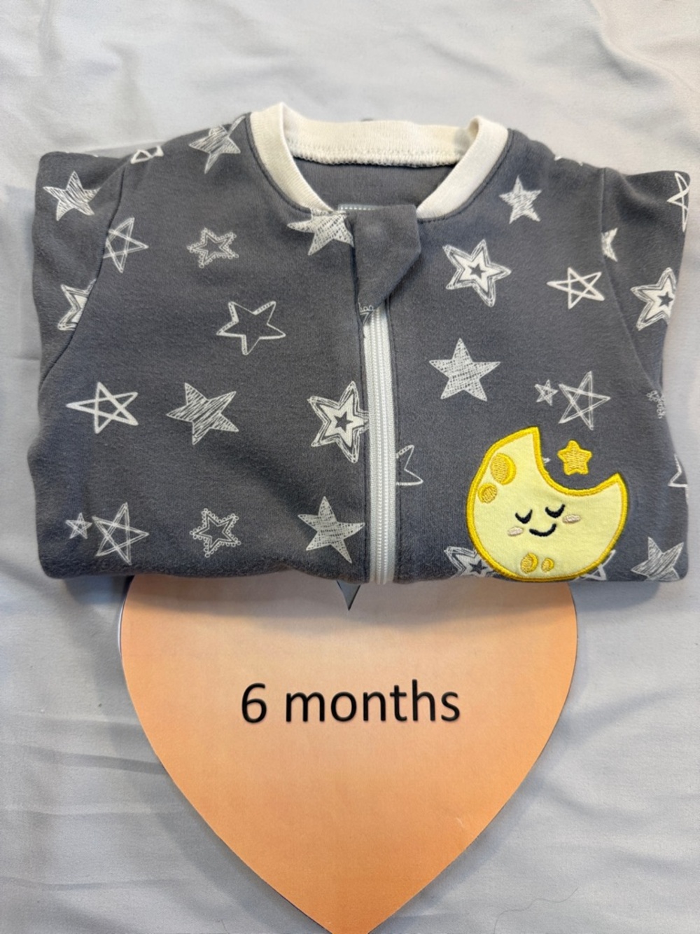 Tuffy - Cozy Starry Sky Kids Pajama Set with Moon Patch